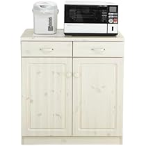 Amazon｜日本製 カントリー風 幅75cm 高さ85cm キッチン